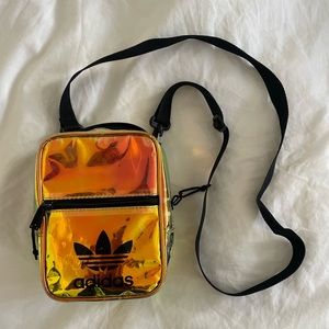 Adidas Holographic Iridescent Cross Body Bag